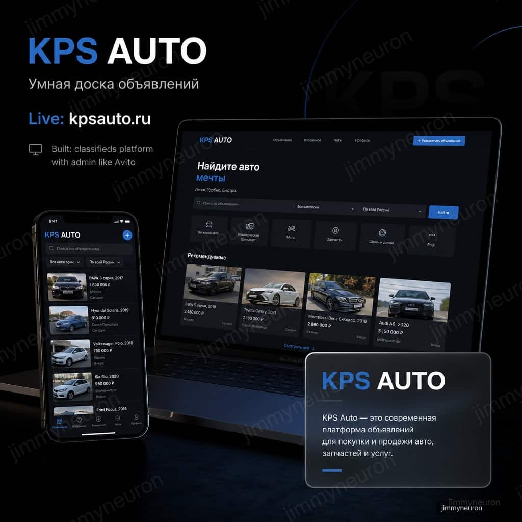 KPS AUTO - KPS Auto: Умная доска объявлений