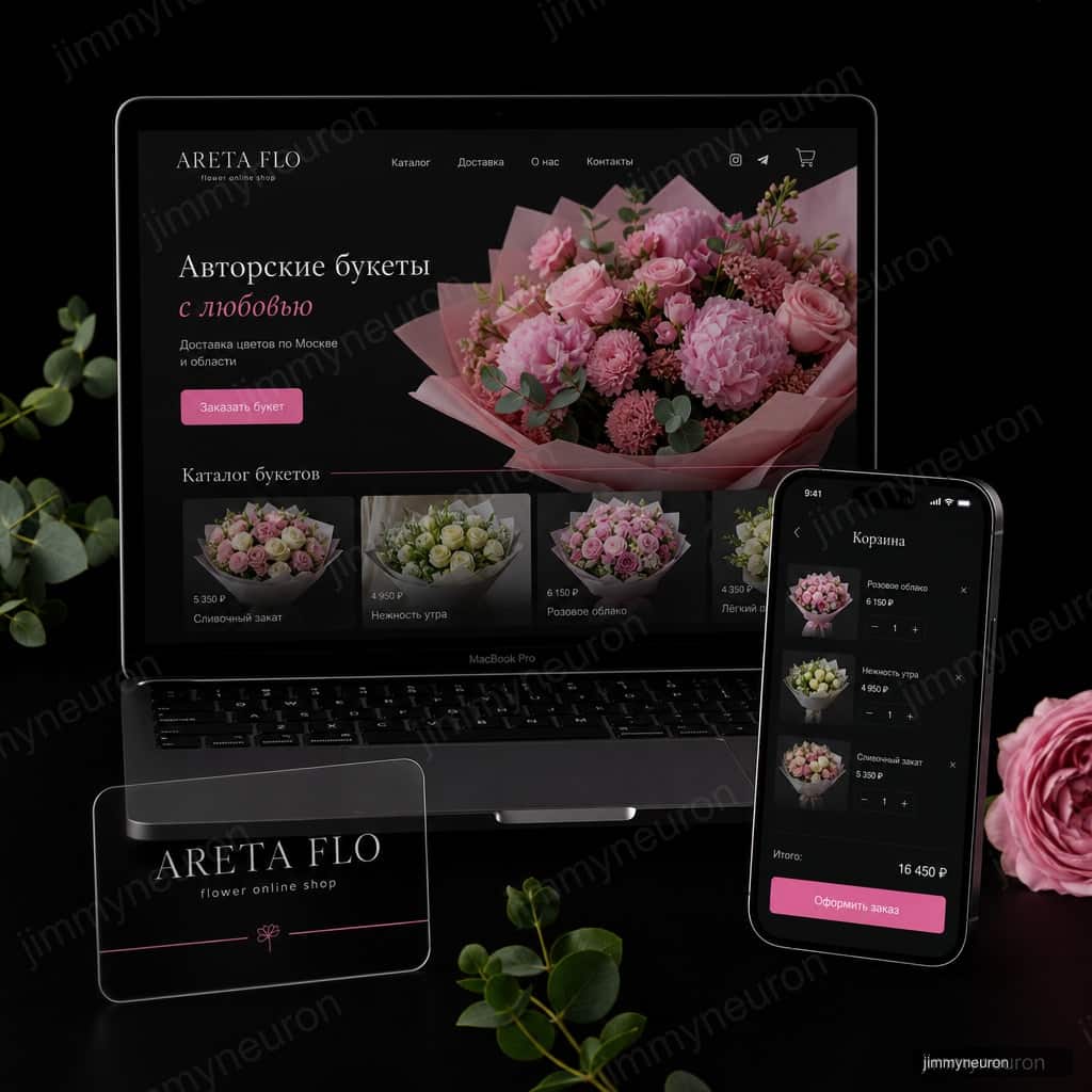 ARETA FLO - Areta Flo - Цветочный Онлайн Магазин