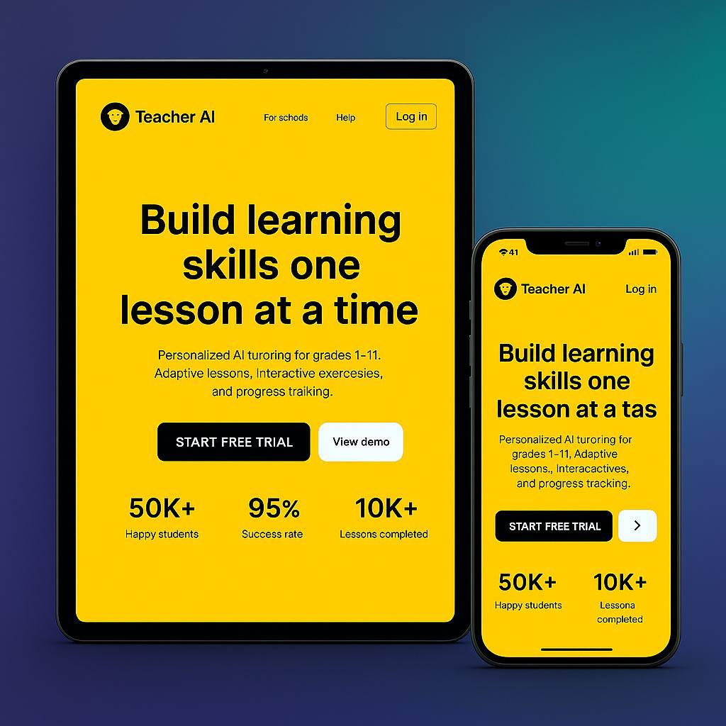 AI Репетитор: Умное Обучение для Детей