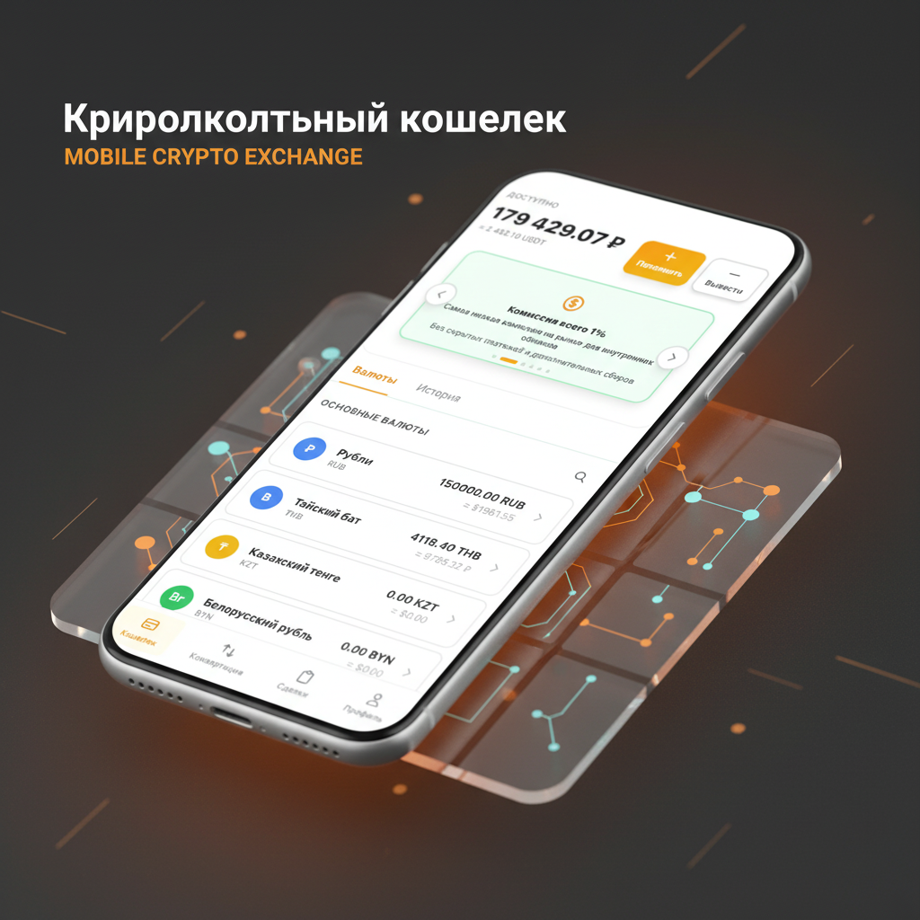 Криптовалютный кошелек для обмена