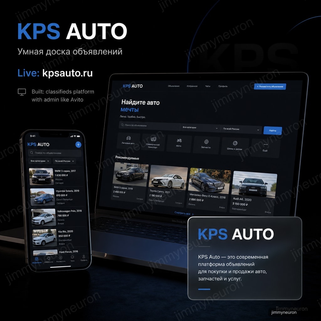 KPS AUTO - KPS Auto: Умная доска объявлений