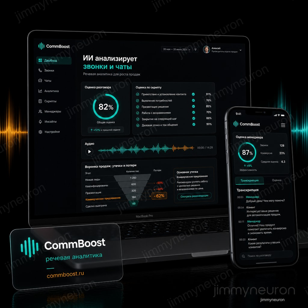 CommBoost - CommBoost - речевая аналитика для продаж