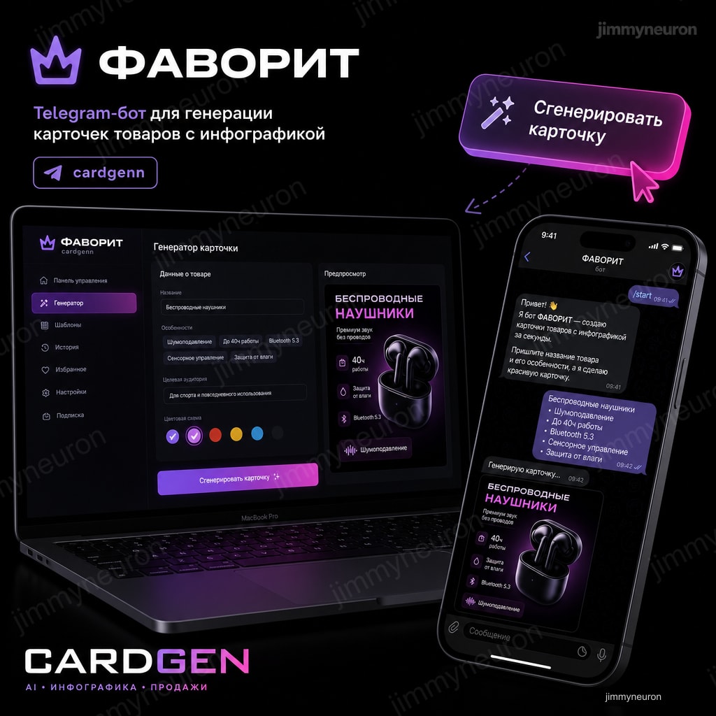 ФАВОРИТ - Инновационный генератор товарных карточек