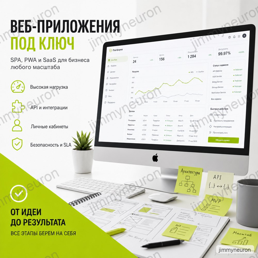 Веб-приложения — услуга JimmyNeuron